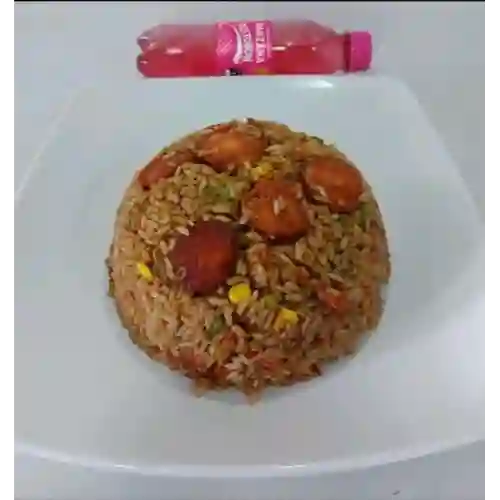 350 Gramos de Arroz + Postobon Mini