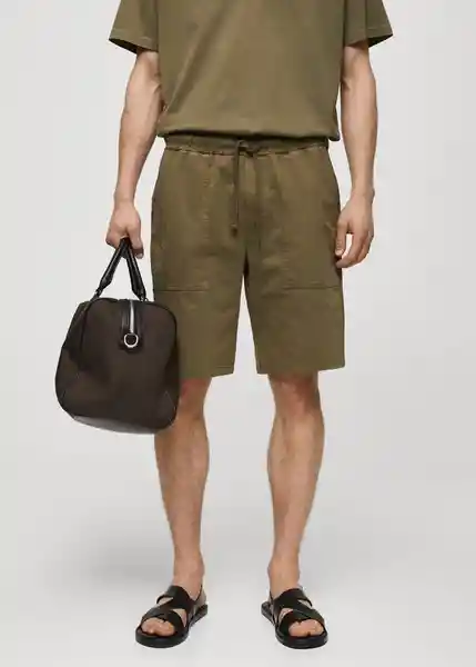 Short Sugars Khaki Talla S Hombre Mango