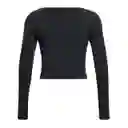 Under Armour Camiseta Train Seamless Mujer Negro LG 1379150-001