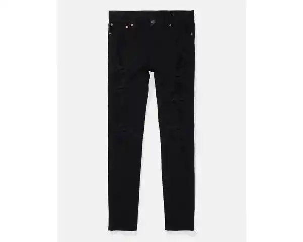 Jean Slim Hombre Negro Talla 34 x 30 American Eagle