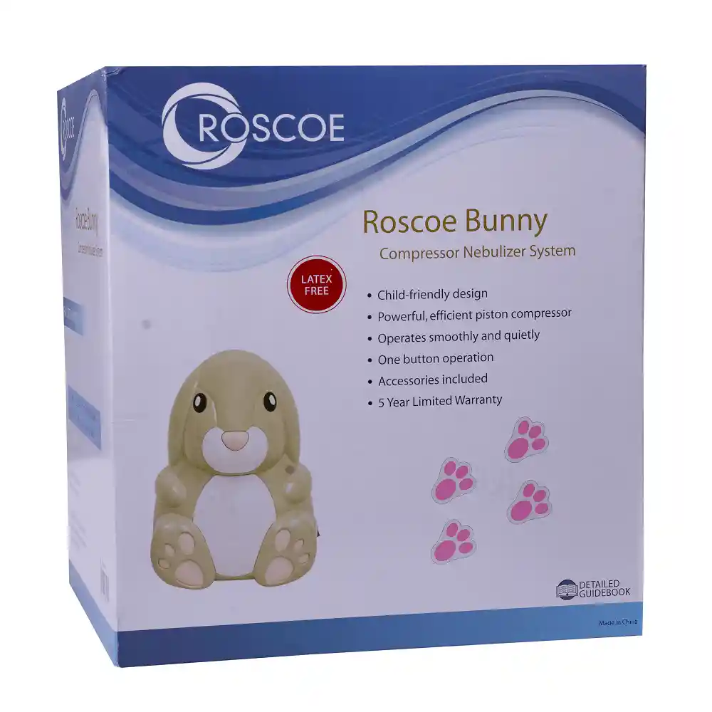 Roscoe Medical Nebulizador Pediatrico Roscoe Tipo Conejo