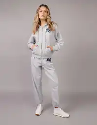 Buzo Mujer Gris Talla: LARGE 2350050 American Eagle