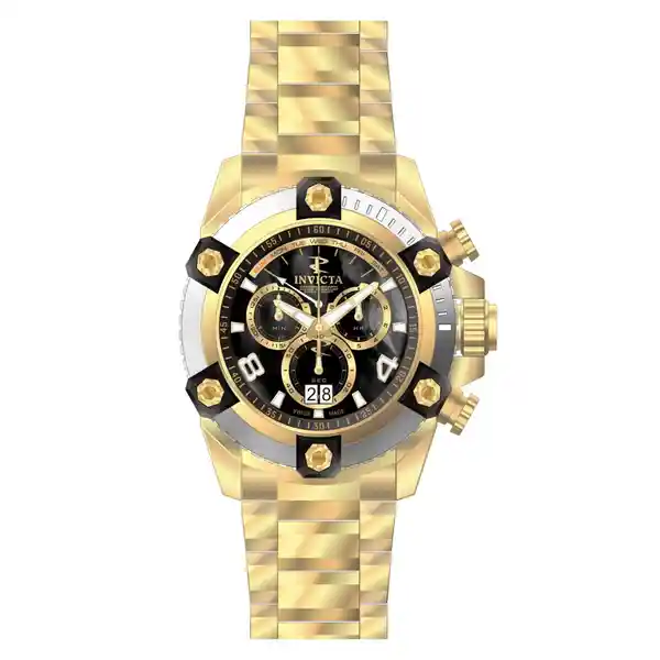 Invicta Reloj Hombre Oro 8018I