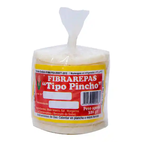 Fibrarepas Arepa Tipo Pincho