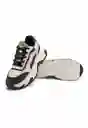 Tenis Dama Negro-Beige Talla 39 4577 Tellenzi