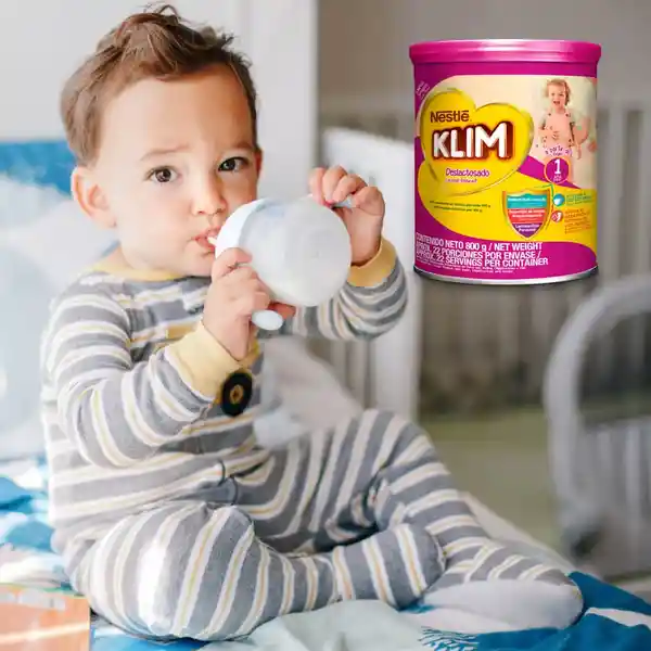 Alimento lácteo KLIM 1+ Deslactosado x 800g