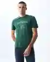 Camiseta Hombre Verde Talla M 841G023_VER195511 Americanino