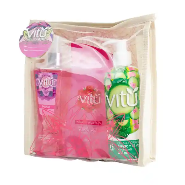 Vitú Kit Splash Dulcet + Crema Corporal 300 mL + Jabón Liquido