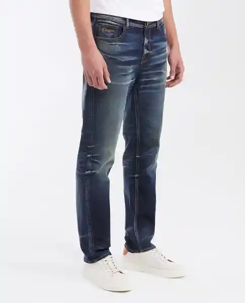 Jean Straight-Morrison Azul Clásico Oscuro Talla 36/32 Chevignon