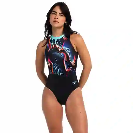 Vestido de Baño Hydrasuit Molten Blur Mujer Talla 38 Speedo