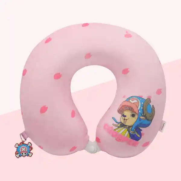 Almohada de Viaje Para el Cuello Chopper One Piece Rosa Miniso