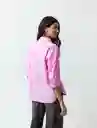 Camisa Dara Mujer Rosa Lila Medio Talla S 413F392 Naf Naf