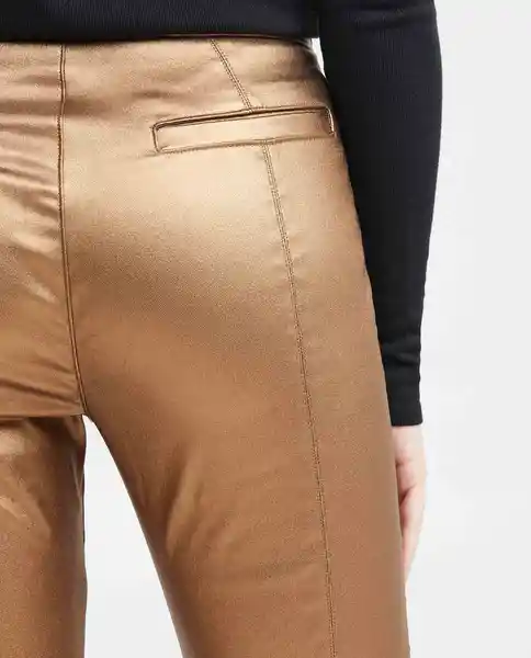 Pantalón Skynny Coopermetalic Mujer Café Camel 12 Chevignon