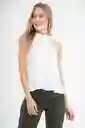 Ragged Blusa Halter Gracey Color Blanco Crudo Talla XL