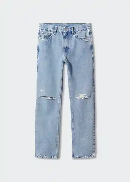 Pantalón Jean Minime Tejano Medio Talla 40 Mujer Mango