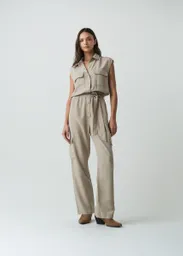 Enterizo Nanis Gris Aluminio Claro Talla L 562G380 Naf Naf
