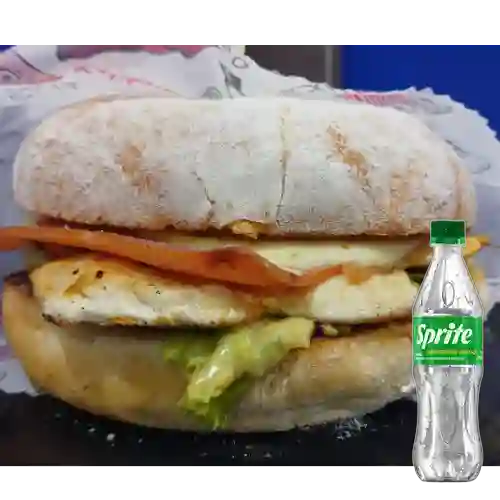 Combo Burguermax Pollo + Sprite Original 400ml