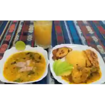Almuerzo Del Día Pollo Guisado