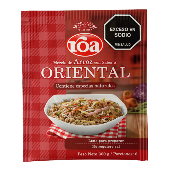 Roa Mezcla de Arroz con Sabor Oriental 300 g