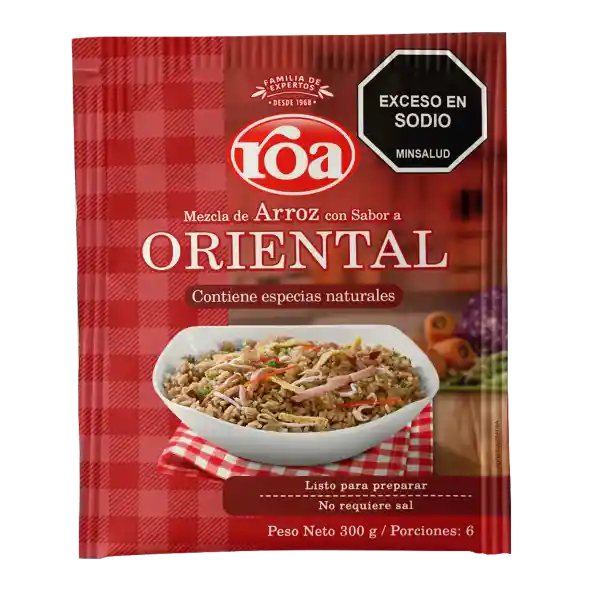 Roa Mezcla de Arroz con Sabor Oriental