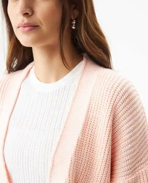 Cárdigan Dazzling Femenino Rosa Pastel Claro Talla XS Chevignon
