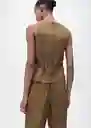 Top Moskito Verde Talla XL Mujer Mango