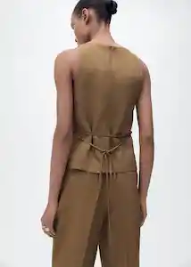 Top Moskito Verde Talla XL Mujer Mango