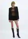 Buzo Jersey Vibrac Ocre Talla S Mujer Mango