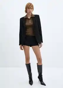 Buzo Jersey Vibrac Ocre Talla S Mujer Mango