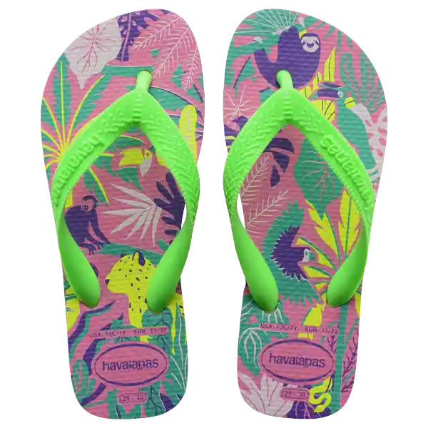 Sandalias Kids Top Fashion Limonada Rosa T. 32 4144319 Havaianas