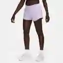 Nike Short Pantaloneta W One Swsh Hbr Df mr Br Mujer Morado T. M