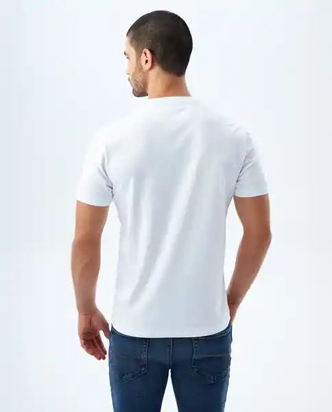 Camiseta Hombre Blanco Talla L 849F003 Americanino