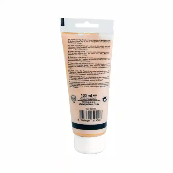 Pébéo Pintura Acrylic Studio Oro Rico Iridiscente 100 mL