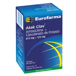 Atak Clav Antibiótico en Tabletas Recubiertas
