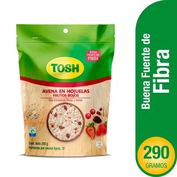 Tosh Avena en Hojuelas Frutos Rojos