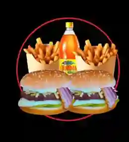 Combo tú y yo hamburguesa