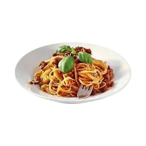 Spaguetti de Carne + Bebida