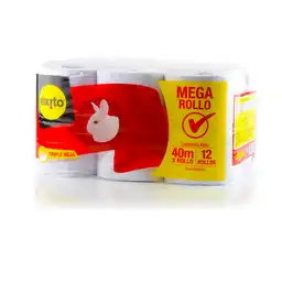 Papel Higiénico Triple Hoja Mega Rollo Éxito 