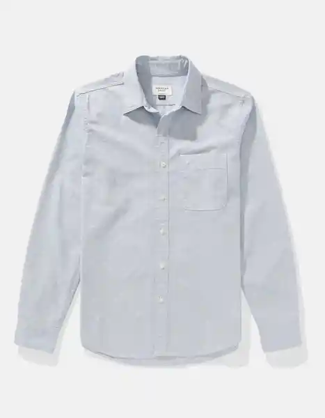 Camisa Hombre Azul Talla: MEDIUM 2723400 American Eagle