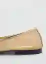 Zapatos Amelia1 Oro Talla 37 Mujer Mango