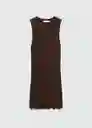 Vestido Marylin Marron Talla S Mujer Mango