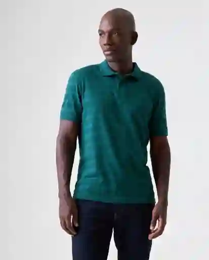 Camiseta Polo Hombre Verde T. XL 802G003_VER195220 Americanino