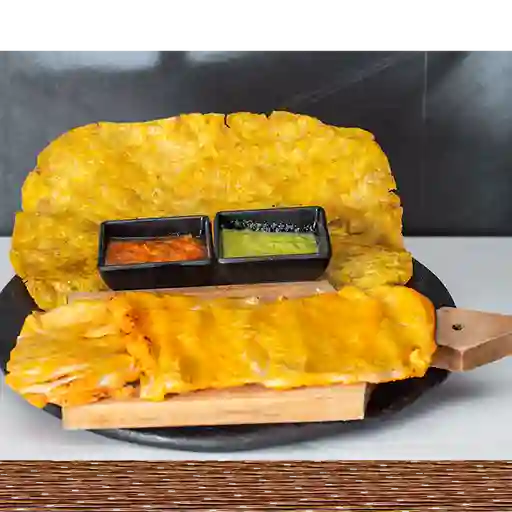 Tostón con lomo de cerdo asado