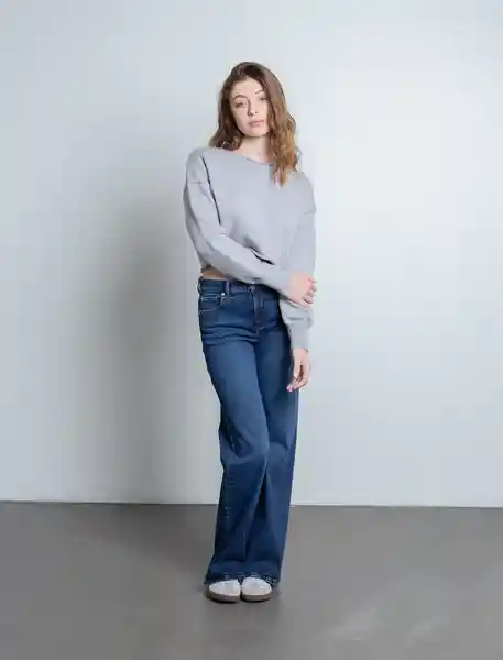 Jean Mujer Azul Índigo Medio Talla 10 492F005 Naf Naf