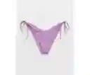 Panti Traje de Baño Aerie Morado Talla MEDIUM American Eagle