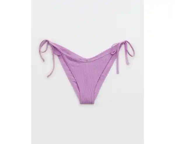 Panti Traje de Baño Aerie Morado Talla MEDIUM American Eagle