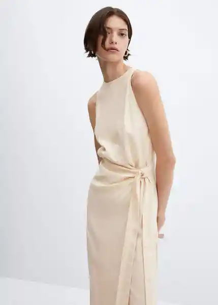 Vestido Susa-W Off White Talla XS Mujer Mango