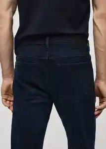 Jean Jan Blueblack Talla 44 Hombre Mango