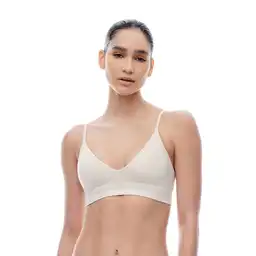 Top Escote en V Tejido Seamles Femenino Letru Top Gef Talla S
