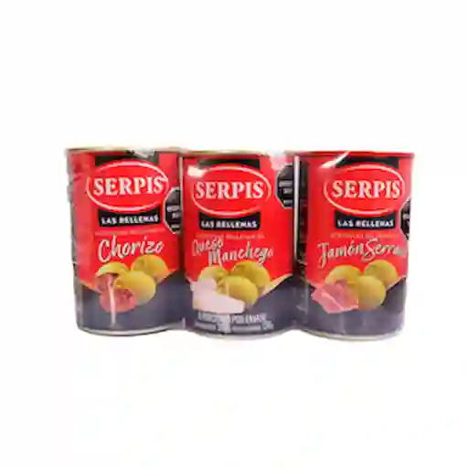 Serpis Aceitunas Rellenas de Jamón Serrano